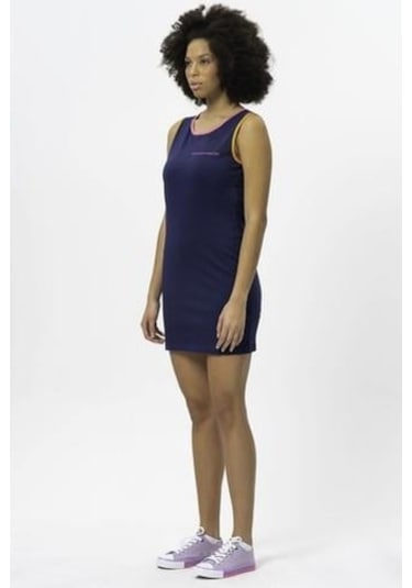 Over-Q Benetton Elbise-Lacivert