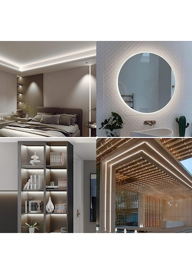 Neon Esnek Şerit Led Tak Çalıştır Kumandalı - Beyaz 3 Metre