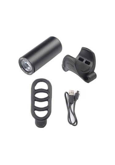 Forte Gt 350 Lümen Raypal Mini Bisiklet Ön Farı Xbyc 6114 Usb Şa Siyah