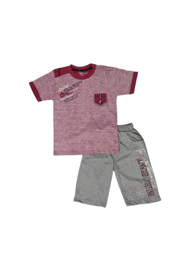 Erkek Alt Üst Takım Bordo Cepli Bordo