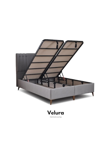 Trend Tek Kişilik Yatak Baza Başlık Seti 140 X 190 140 x 190 CM