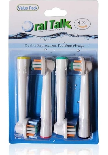 Tüm Şarjlı Diş Fırçaları ile Uyumlu 4'lü Yedek Başlık