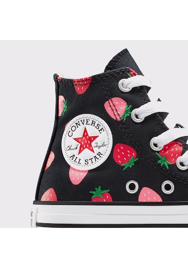Converse Chuck Taylor All Star Strawberries Çocuk Siyah Sneaker A14928c Siyah