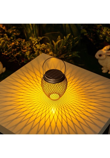 Güneş Fener Açık Güneş Enerjili Kolye Işık Bahçe Avlu L6359w