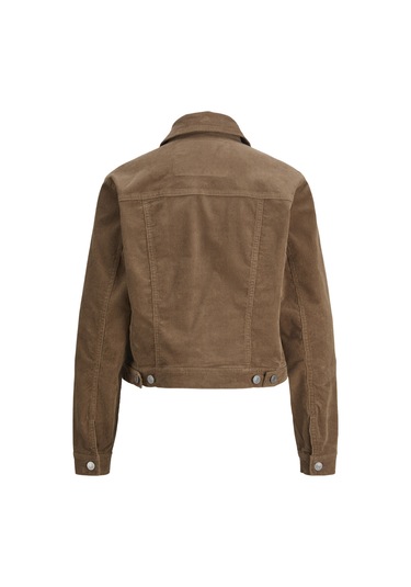 Kadin Dügme Kapamali Ceket - Gelly - 12281698 Otter