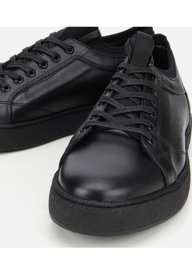 Hotiç Erkek Deri Siyah Yumuşak Dokulu Günlük Ayakkabı 02ayh311860a100 Siyah