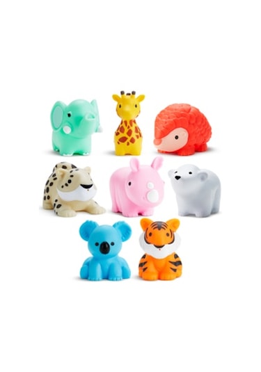 Munchkin Orman Hayvanları İle Banyo Fışkırtmaları, 8'lü Paket