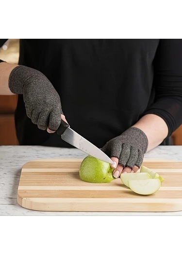 Chuangyinshop Siyah M Bilek Destekli Unisex Kompresyon Eldiveni Gün Boyu Rahatlık Karpal Tünel