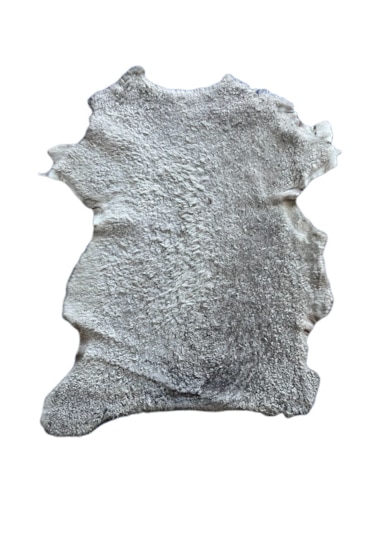 Gerçek Kuzu Postu Kısa Tüylü - 50 X 40 Cm Gri