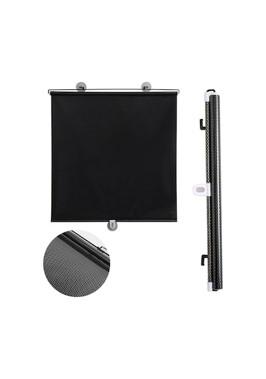 Siyah Vantuzlu Mutfak Güneşlik Blok Uv Perdeler Karartma Perdesi Pencere Perdeleri Stor Perde