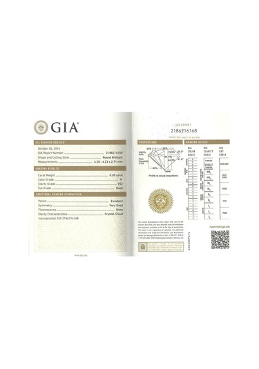 Tektaş Pırlanta Yüzük 0,30 Ct Yzas6168 Altınsepeti