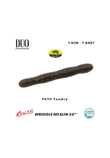 Duo Realis Wriggle Nd Slim 3" 7.5cm 7 Adet F070 Tundra