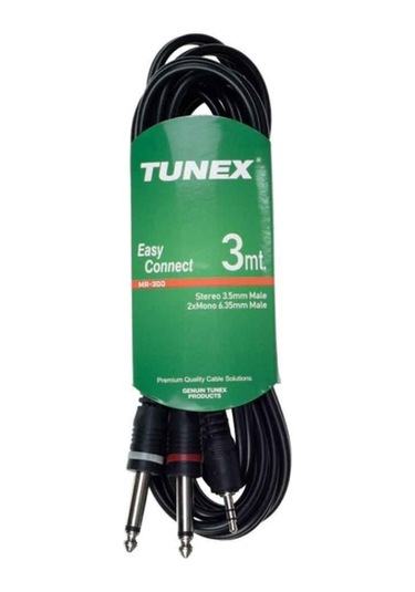 Luxury, 3,5 Mm Stero Erkek 2x6,3 Mm Mono Erkek 3 Metre