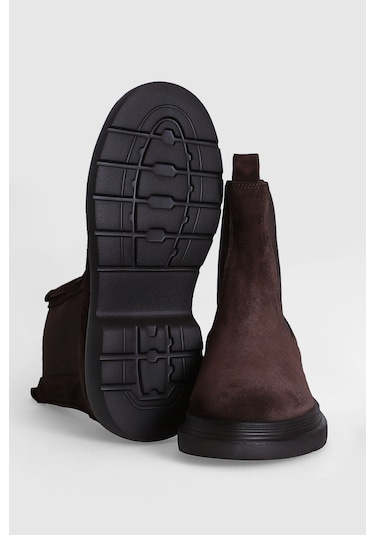 Lufian Nelson Erkek Deri Bot Kahverengi Kahverengi 112230216100400 Kahverengi