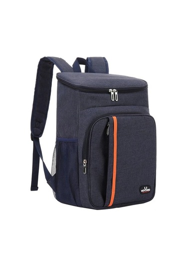 Ebitda Çok Amaçlı İzolasyonlu Soğutucu Sırt Çantası: Piknik, İş & Seyahat İçin İdeal - Oxford Kumaş, Gri Renk Gri