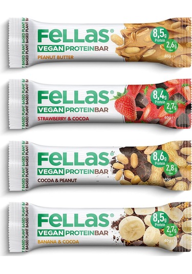 Fellas Vegan Protein Bar Deneme Paketi X 4 Adet