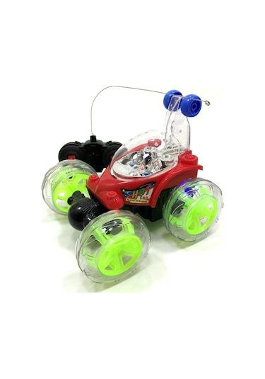 Duman Oyuncak Işıklı Çılgın Akrobat Şarzlı Uzaktan Kumandalı Araba M10