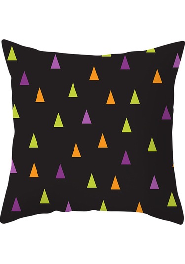 Reedark Cadılar Bayramı Şık Yastık Kılıfı: Örümcek, Ay, Yarasa Desenli Dekoratif Yastık Kılıfı - Ev, Kafe, Araba İçin Diğer