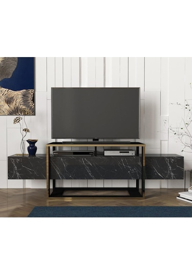 Dekorister Exclusive Bianco Tv Ünitesi Mermer