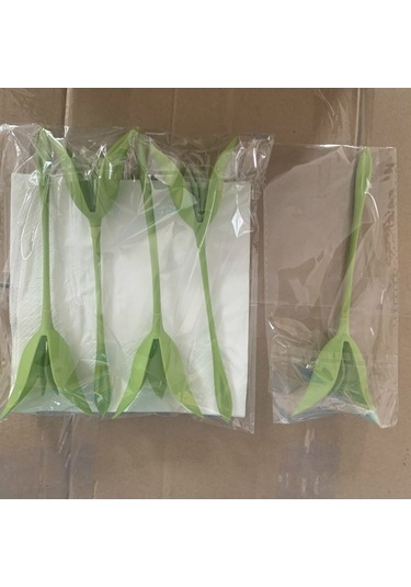 Diğer Origami Çiçek Peçete Tutucu - 4'lü Set, Dayanıklı Şık Ev Dekor Ürünü Diğer