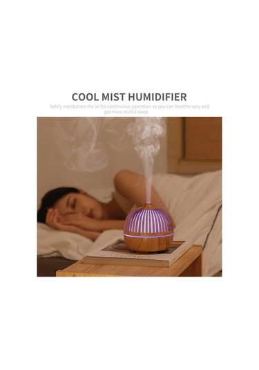 Dancemonkey Usb Güçlü 180ml Esansiyel Yağ Difüzörü, 7 Renk Led Işık, Otomatik Kapanma, Sessiz, Taşınabilir Nemlendirici