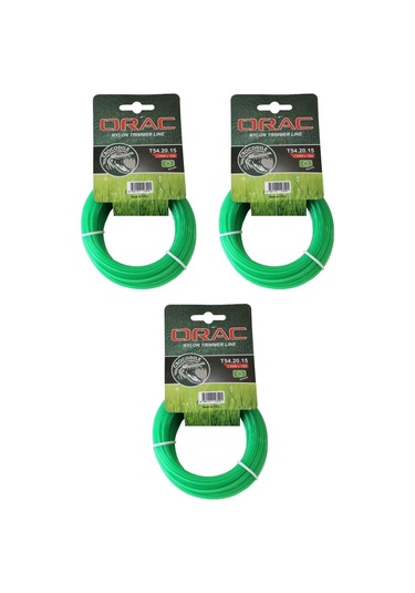 Orac Misina Yuvarlak 2.0mm 15 m Crocodile Yeşil 3 Adet