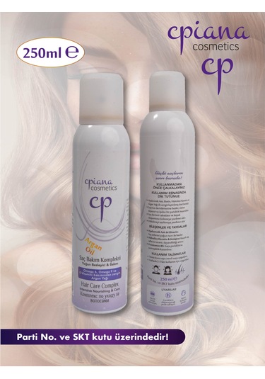 Saç Bakım Kompleksi - Dökülme Karşıtı & Bakım Argan Yağlı 250ml