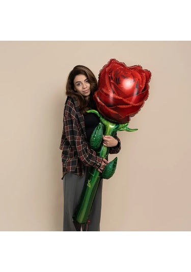 Davajdarit' Büyük Gül Balonlar 3 Adet. The Text You Provided Translates To Giant Rose Balloons 3 Pc. 439664408 Kırmızı