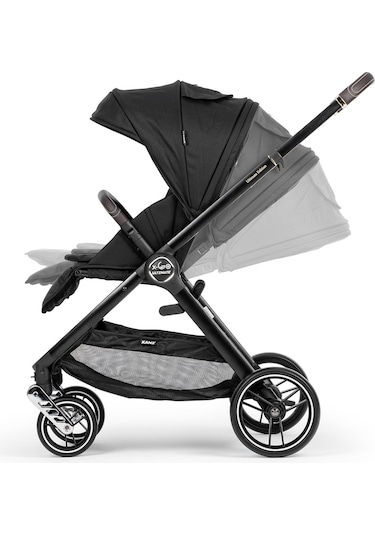 Kanz X-go Ultimate Travel Sistem Bebek Arabası Silver Siyah Antrasit - Siyah