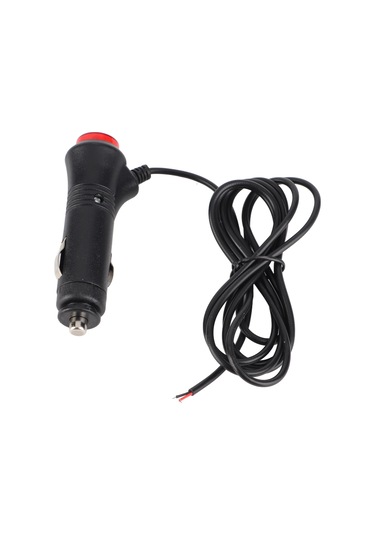 Geeroyoo Araç Sigara Çakmak Plugı 1.5m Kablolu, Anahtar Tuşlu, Kırmızı Led Gösterge, 10a Sigorta İle Aşırı Yük Koruma, 12v/60w