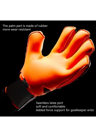 Sones Ailsports St5511 1 Çift Kaleci Kalın Lateks Parmak Koruma Eldiveni, Beden: 8