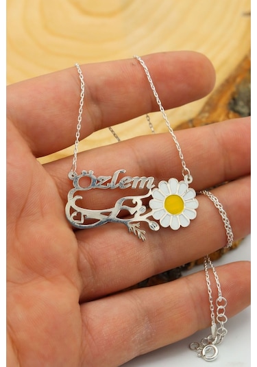 Papatya Model Isimli Gümüş Kadın Kolye 201020383
