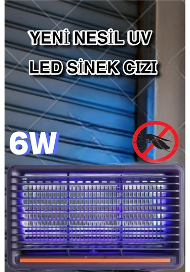 Sinek Kapanı Uv Sinek Tuzağı Füme Kasa Elektrikli Kara Sinek Öldü