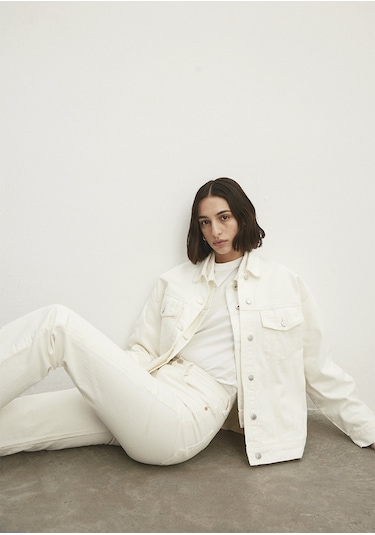 Mavi Luna Beyaz 90s Jean Ceket 1110177 84112 Beyaz