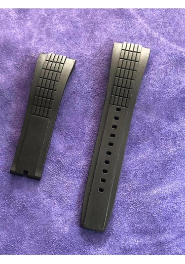 Tag Heuer Uyumlu Siyah Silikon Kordon 26mm