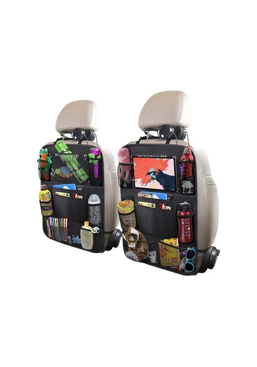 Chuangyinshop Siyah Saklama Çantası Arka Koltuk Bagaj Düzenleyici Çok Cepli Mezuniyet Hediyesi