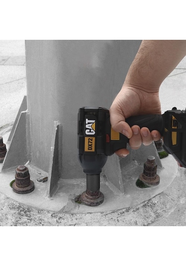 CAT DX72 Çift Akülü Şarjlı 350 NM Kömürsüz Profesyonel Somun Sıkma Makinesi