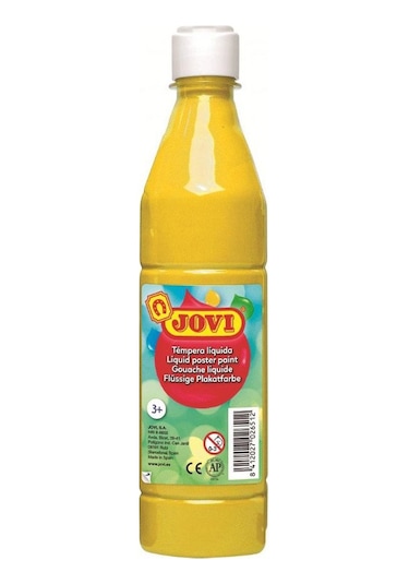 Jovi Sarı Guaj Boya 500Ml Hazır Sulandırılmış Sarı