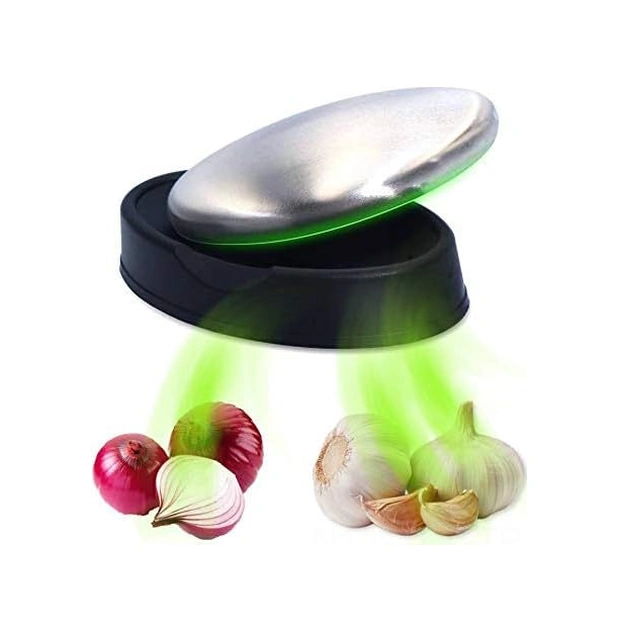 Konesam 304 Paslanmaz Çelik Koku Nötralizatör El Sabunu - Ayak Taşlığı İle Kullanıma Uygun, 3-5 Yıllık Kullanıma Dayanıklı Gümüş