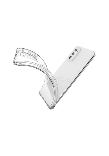 Prolysus Samsung Galaxy Uyumlu S20 Fe Kılıf Anti Shock Etkili Şeffaf Silikon Kılıf