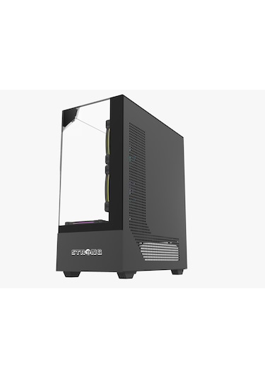 Strong Diamond Siyah 6X120MM Argb Atx Gaming Bilgisayar Kasası Powersız