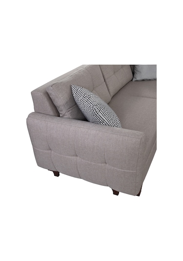 Eymense Cloft Köşe Koltuk Krem