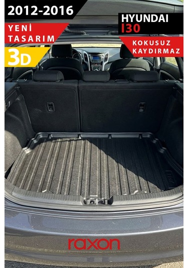 Hyundai İ30 Hb 2012-2016 Kalın Stepne Bagaj Havuzu 3d Özel Kalıp Kaymaz