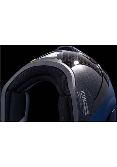 Icon Airform Counterstrike Mıps Kapalı Motosiklet Kaskı Mat Mavi