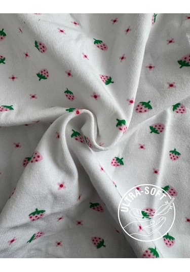 Alya Underwear Kız Çocuk Baskılı Ip Askılı Atlet Ve Slip Takımı Çilek Baskılı