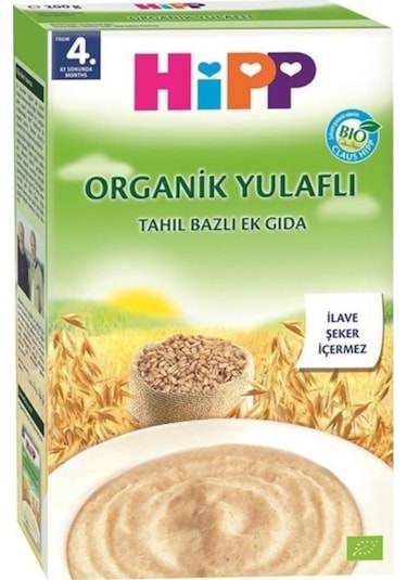 Hipp Organik Yulaflı 4+ Ay Kaşık Maması 200 G