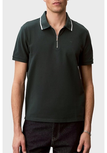 Calvin Klein Erkek Polo Lv04lf214g Pzm Petrol
