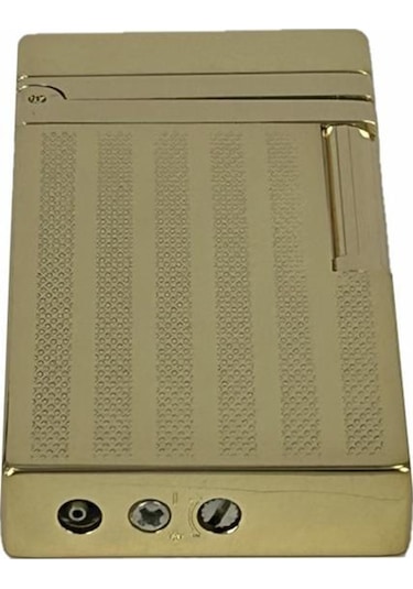 Dupont Tarz Yandan Çarklı Metal Çakmak Altın Metal