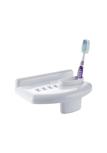 Zmc Bilişim Banyo Diş Macunu Diş Fırçası Tutacağı Bardağı Fırçalık Stand Çok Renkli