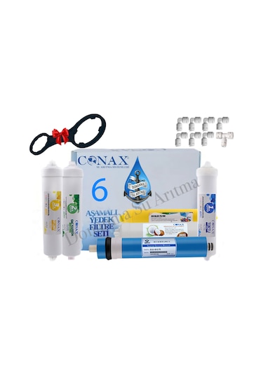 Conax Kapalı Kasa 6Lı Inline Filtre Seti Benc Membran